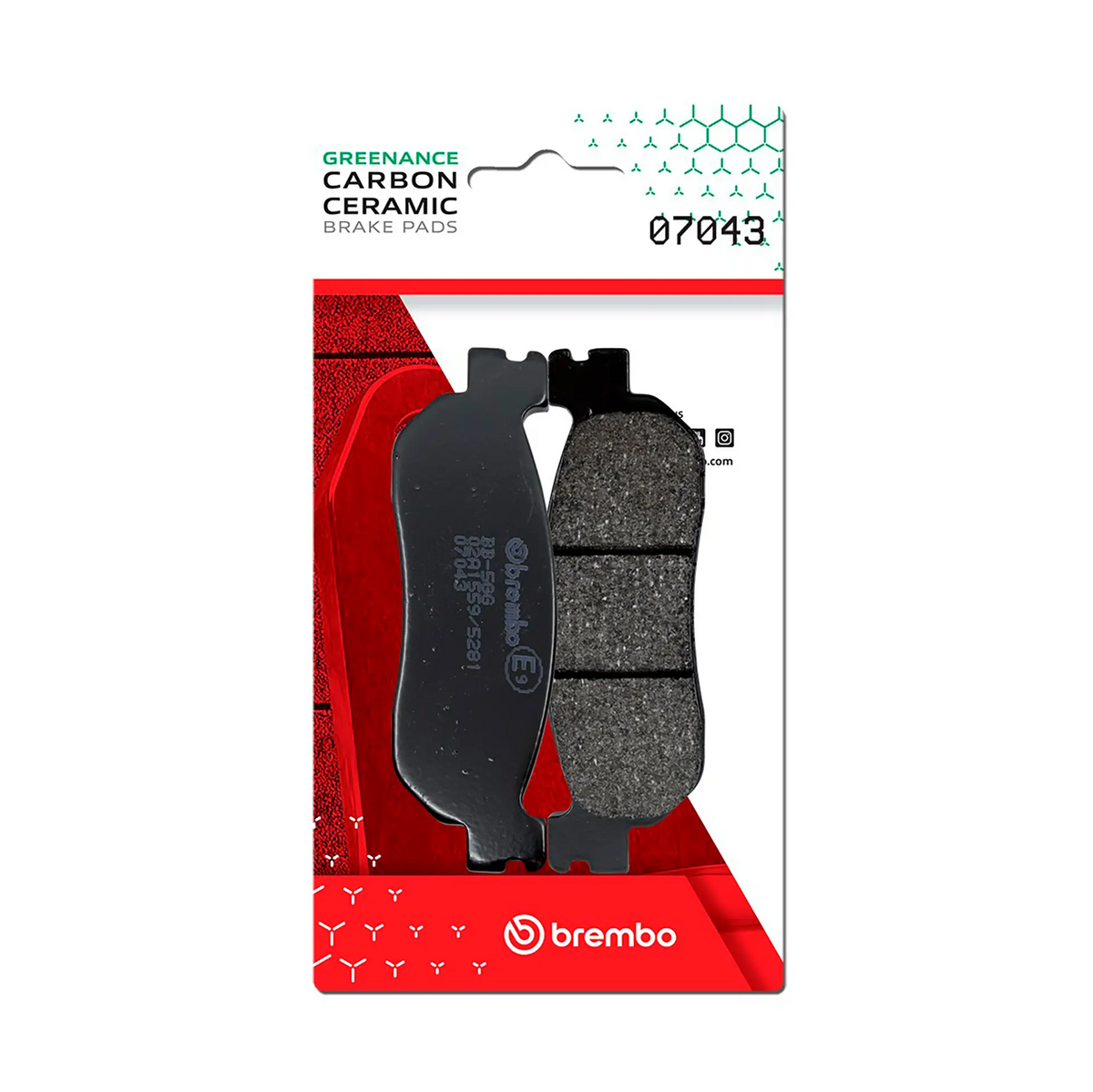 Brembo Brake Pad - Carbon Ceramic Scooter B-07043