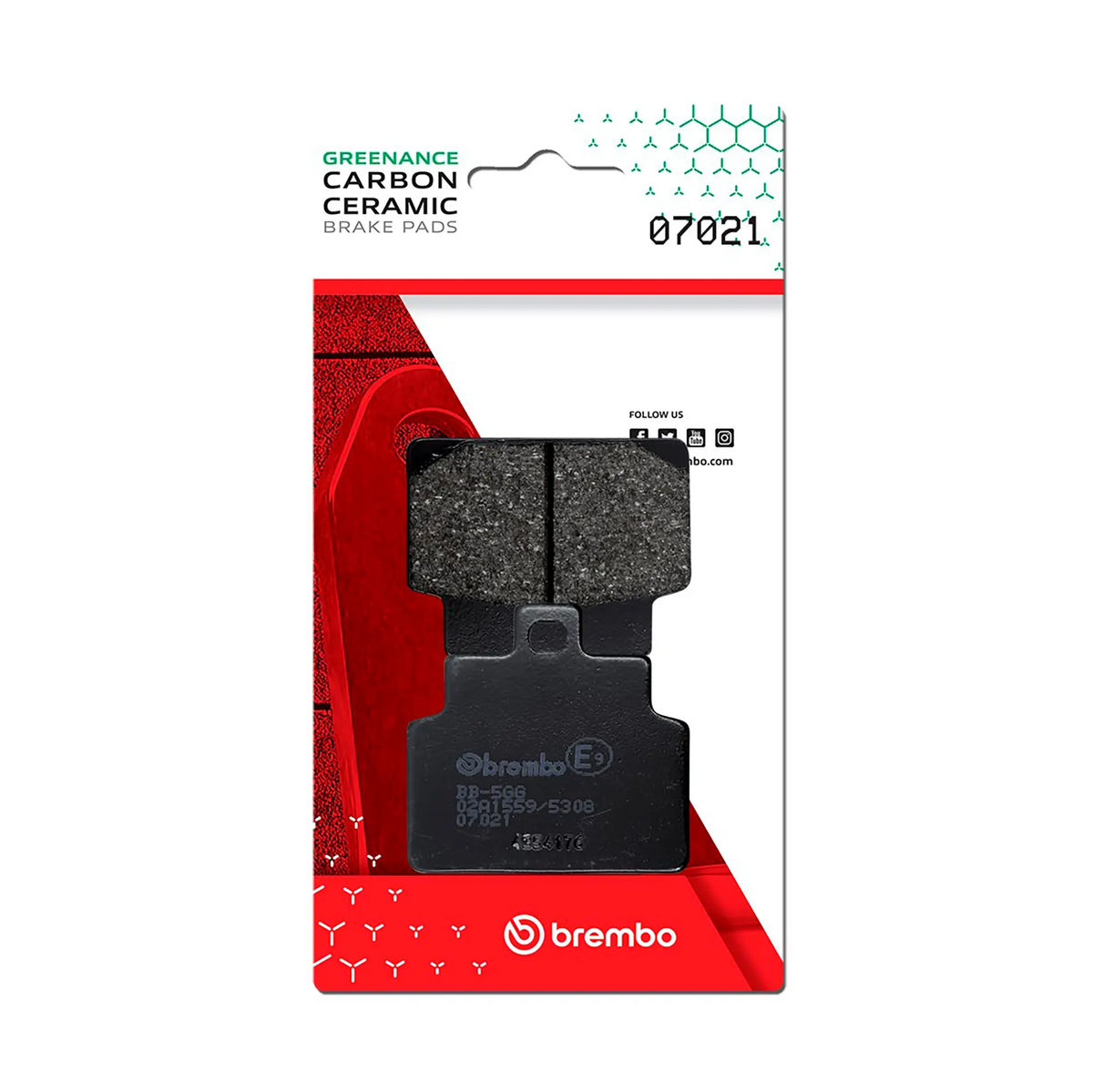 Brembo Brake Pad - Carbon Ceramic Scooter B-07021