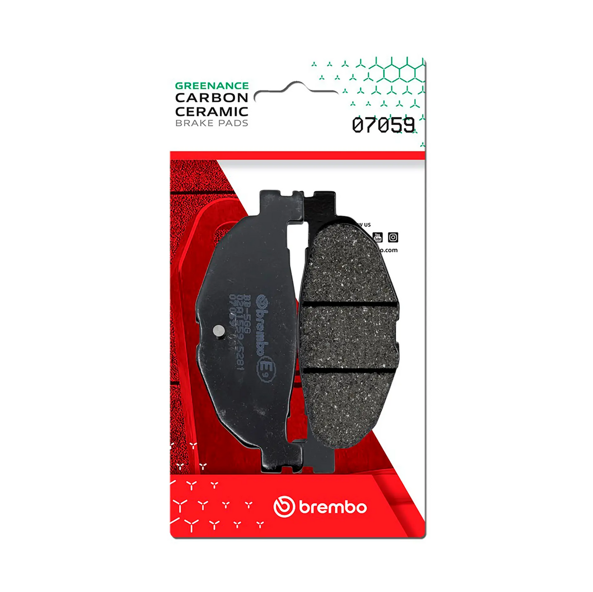 Brembo Brake Pad - Carbon Ceramic Scooter B-07059