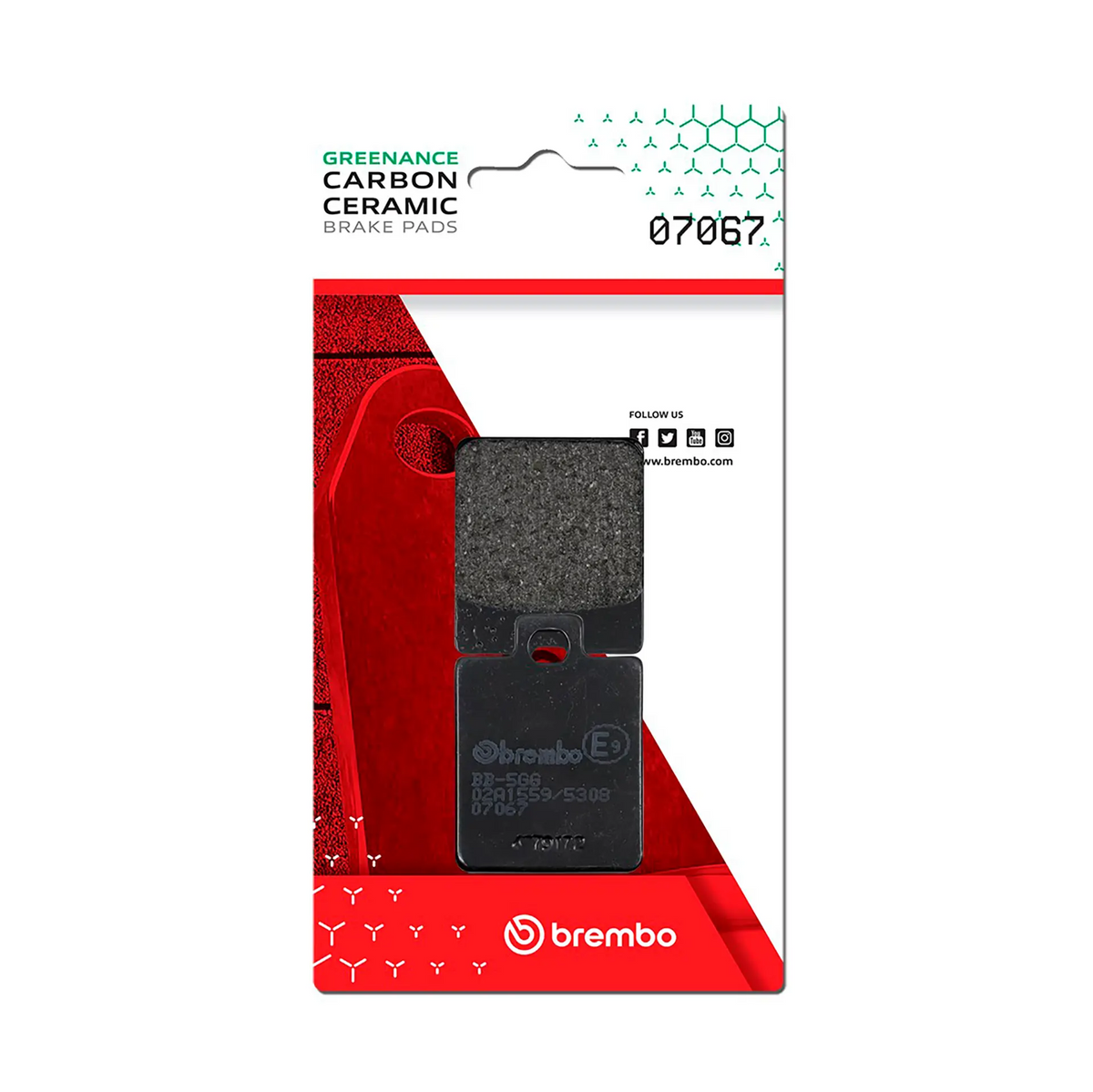 Brembo Brake Pad - Carbon Ceramic Scooter B-07067
