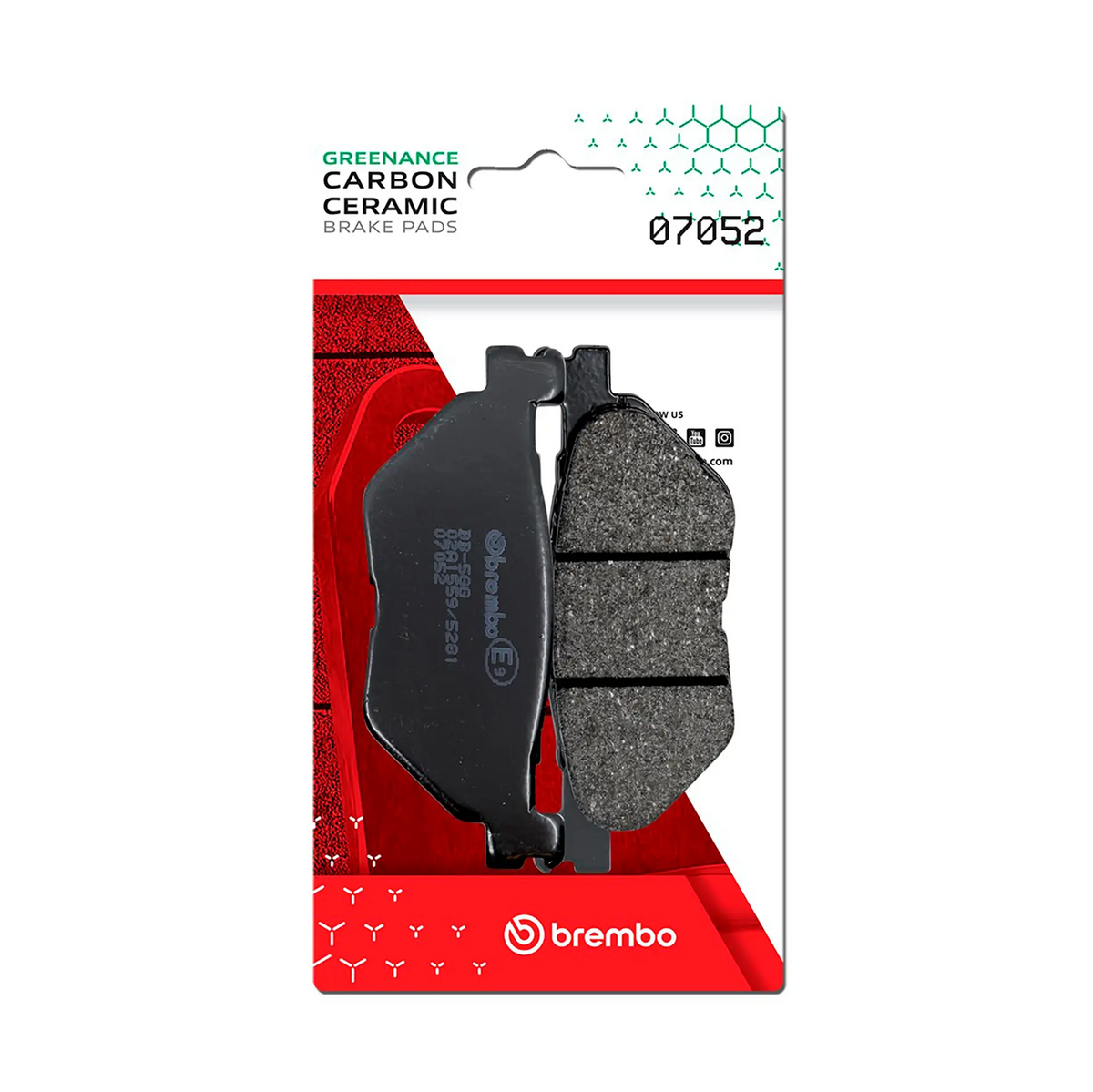 Brembo Brake Pad - Carbon Ceramic Scooter B-07052CC