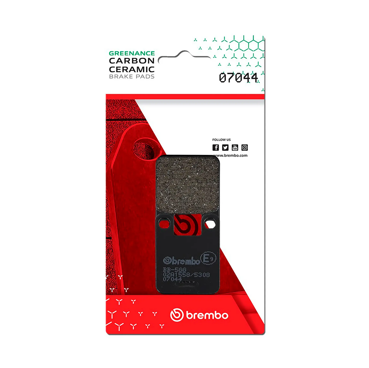 Brembo Brake Pad - Carbon Ceramic Scooter B-07044