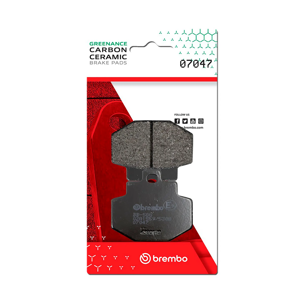 Brembo Brake Pad - Carbon Ceramic Scooter B-07047