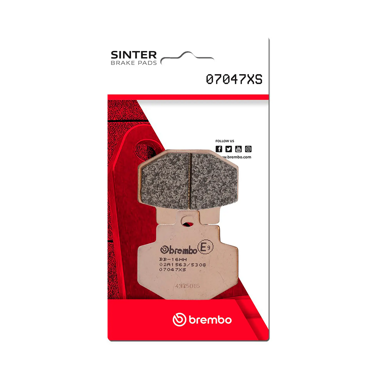 Brembo Brake Pad - Sintered Scooter B-07047XS