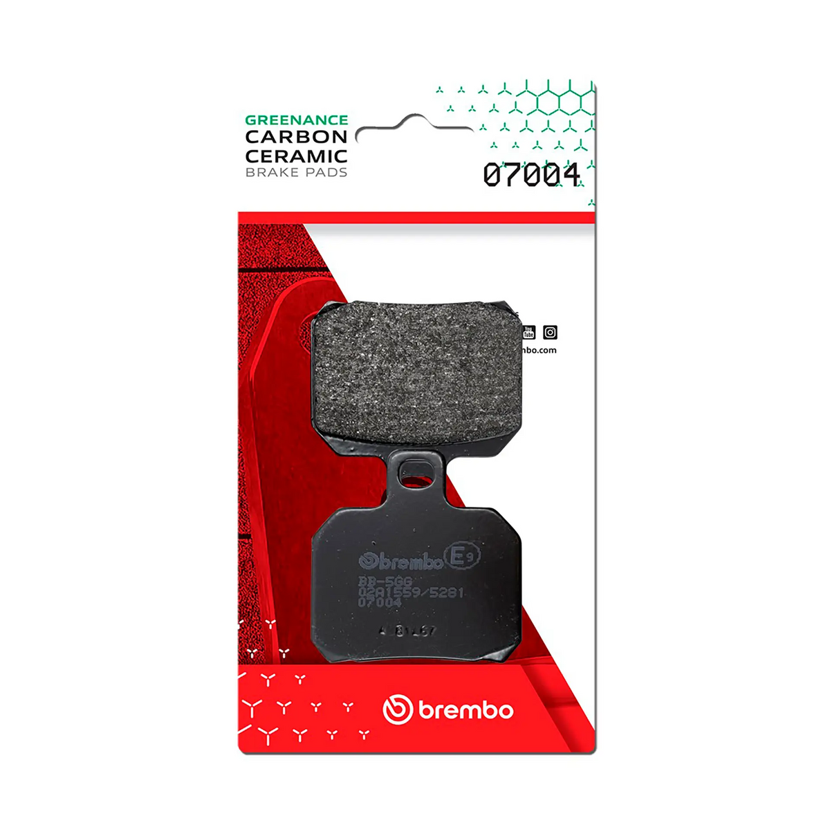 Brembo Brake Pad - Carbon Ceramic Scooter B-07004