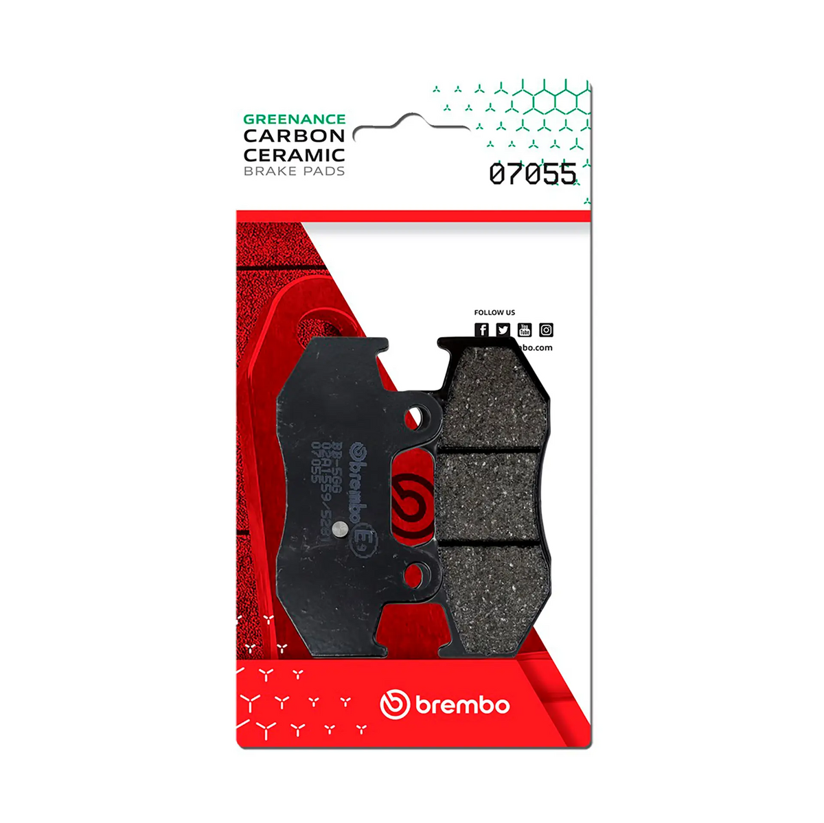 Brembo Brake Pad - Carbon Ceramic Scooter B-07055