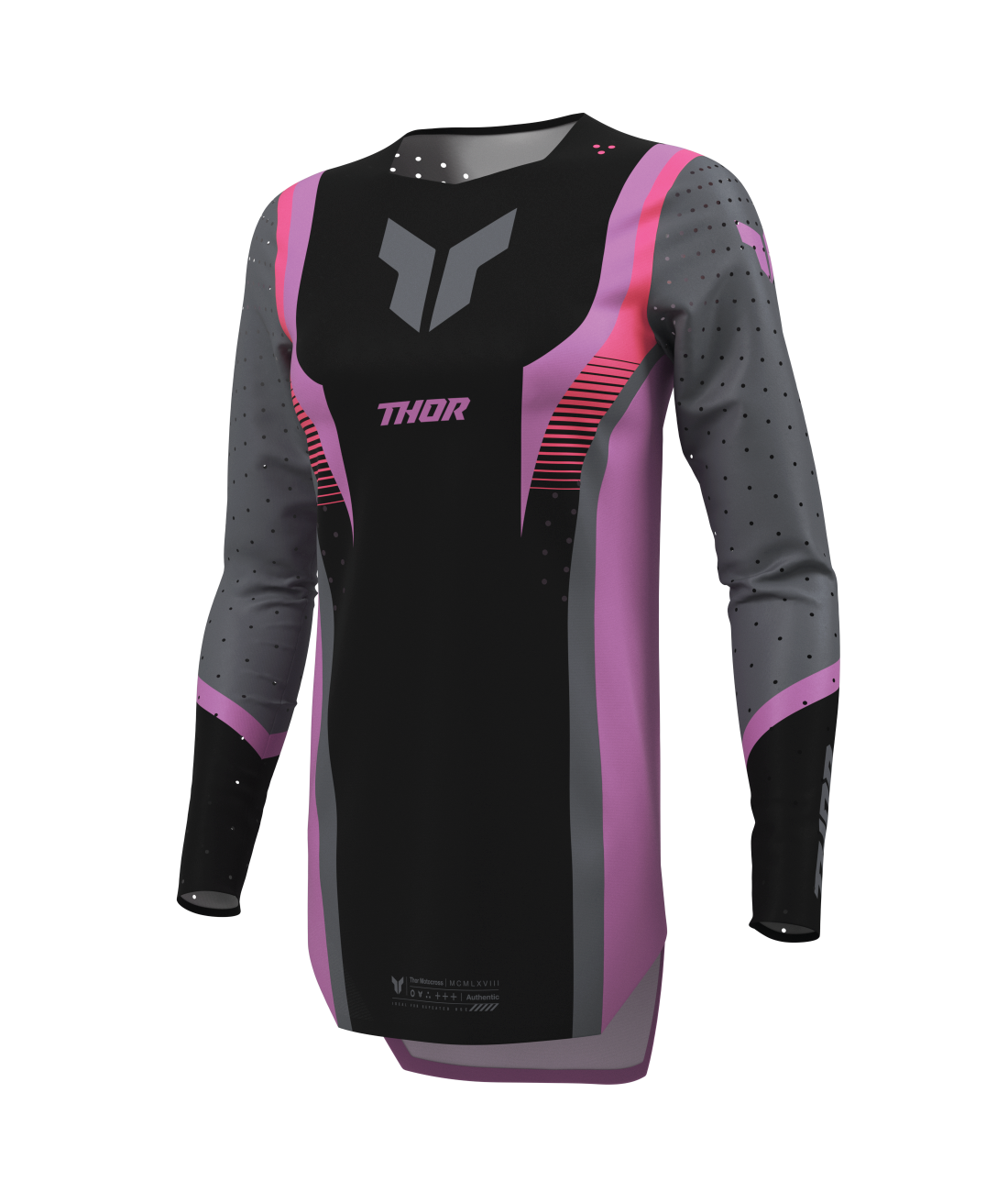 Jersey Sportmode Velocity Black/Orchid LG