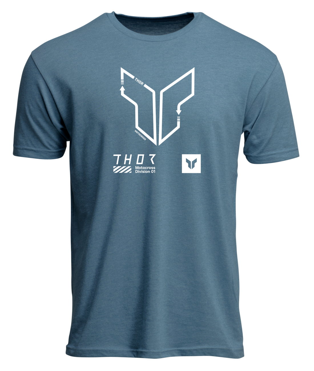 Tee Trax Heather Slate Blue XL 3030-24567