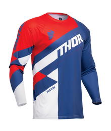 Jersey Sector Checker Navy/Red XL 2910-7606