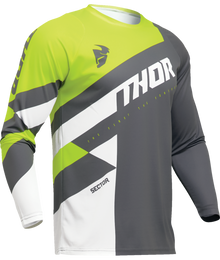 Jersey Yth Sector Checker Char/Org 2XS 2912-2412