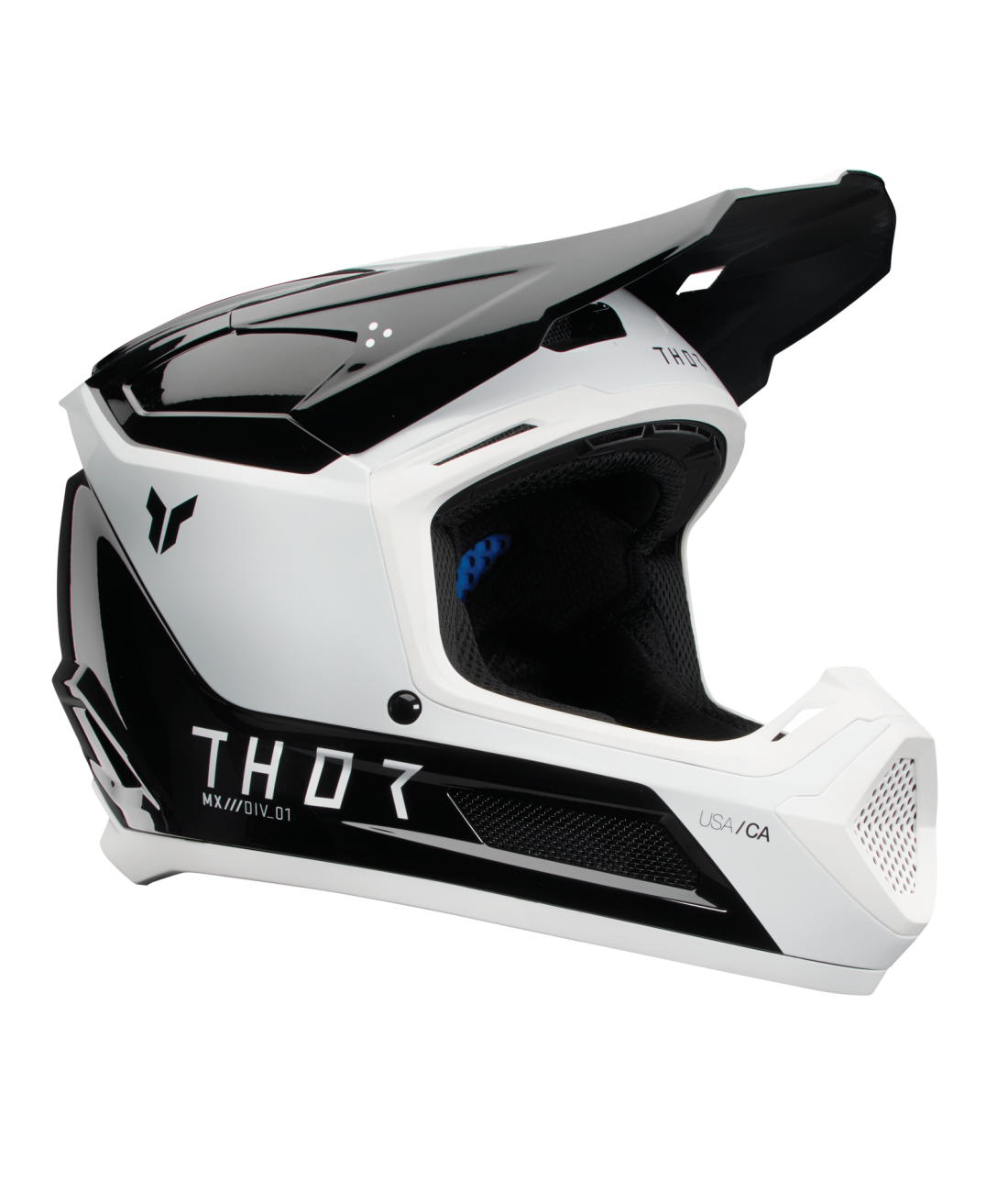 Helmet Yth Fleet Storm Black/White SM 0111-1686