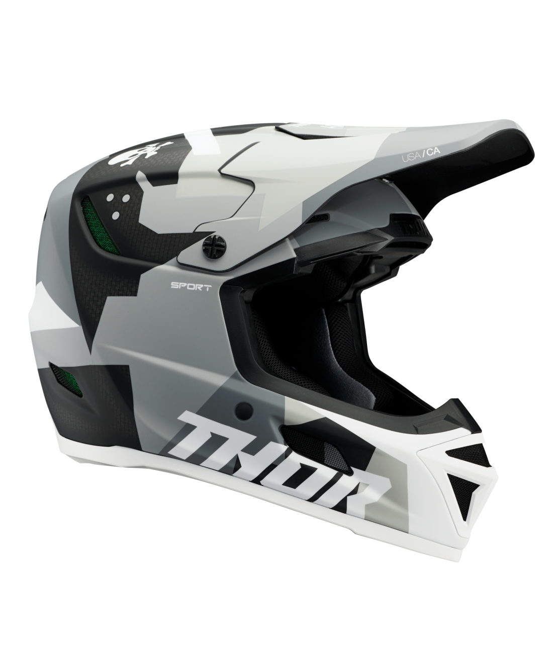 Helmet Carbon Brave Grey/White SM