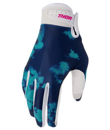 Glove Launch Bleach White/Aqua XL 3330-8329