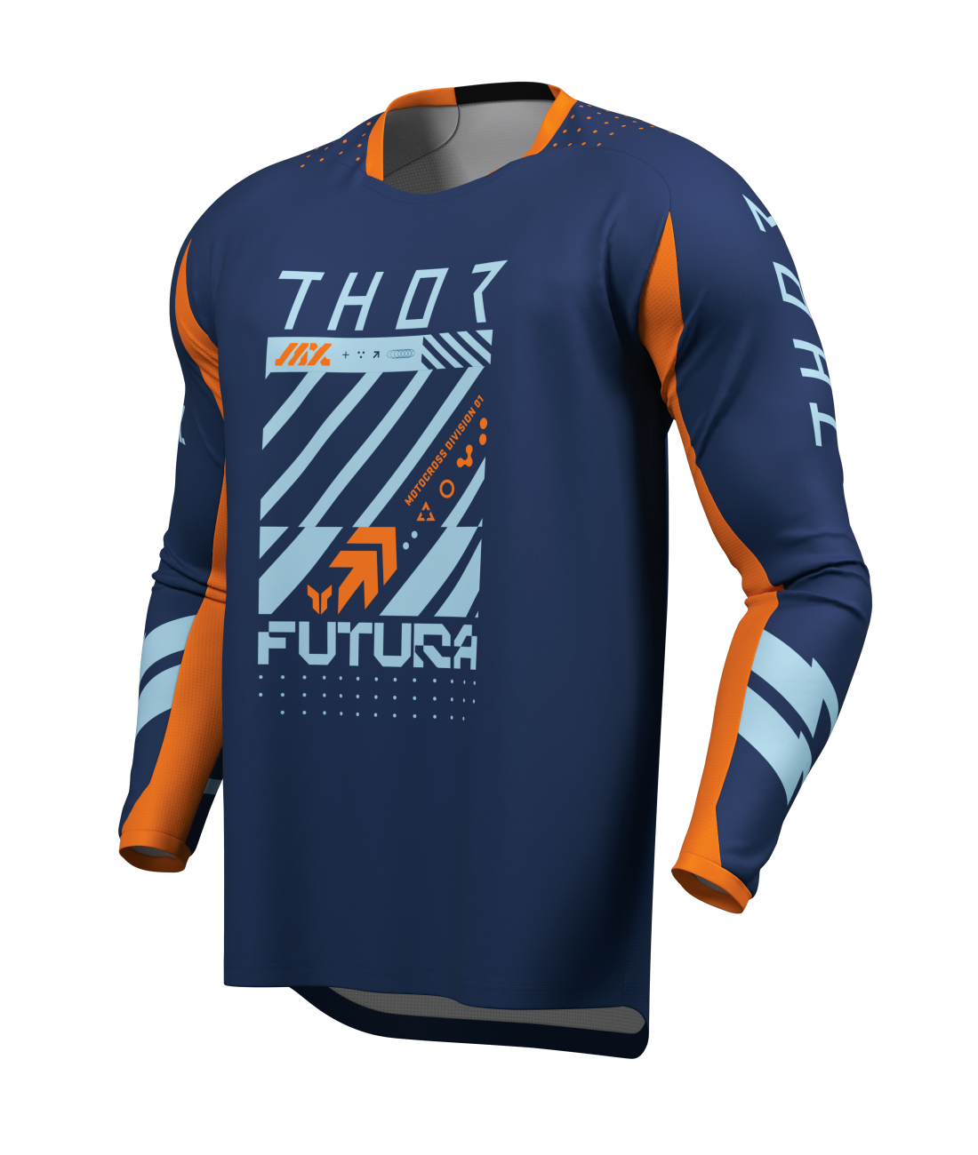 Jersey Launchmode Futura Navy/Org 2XL