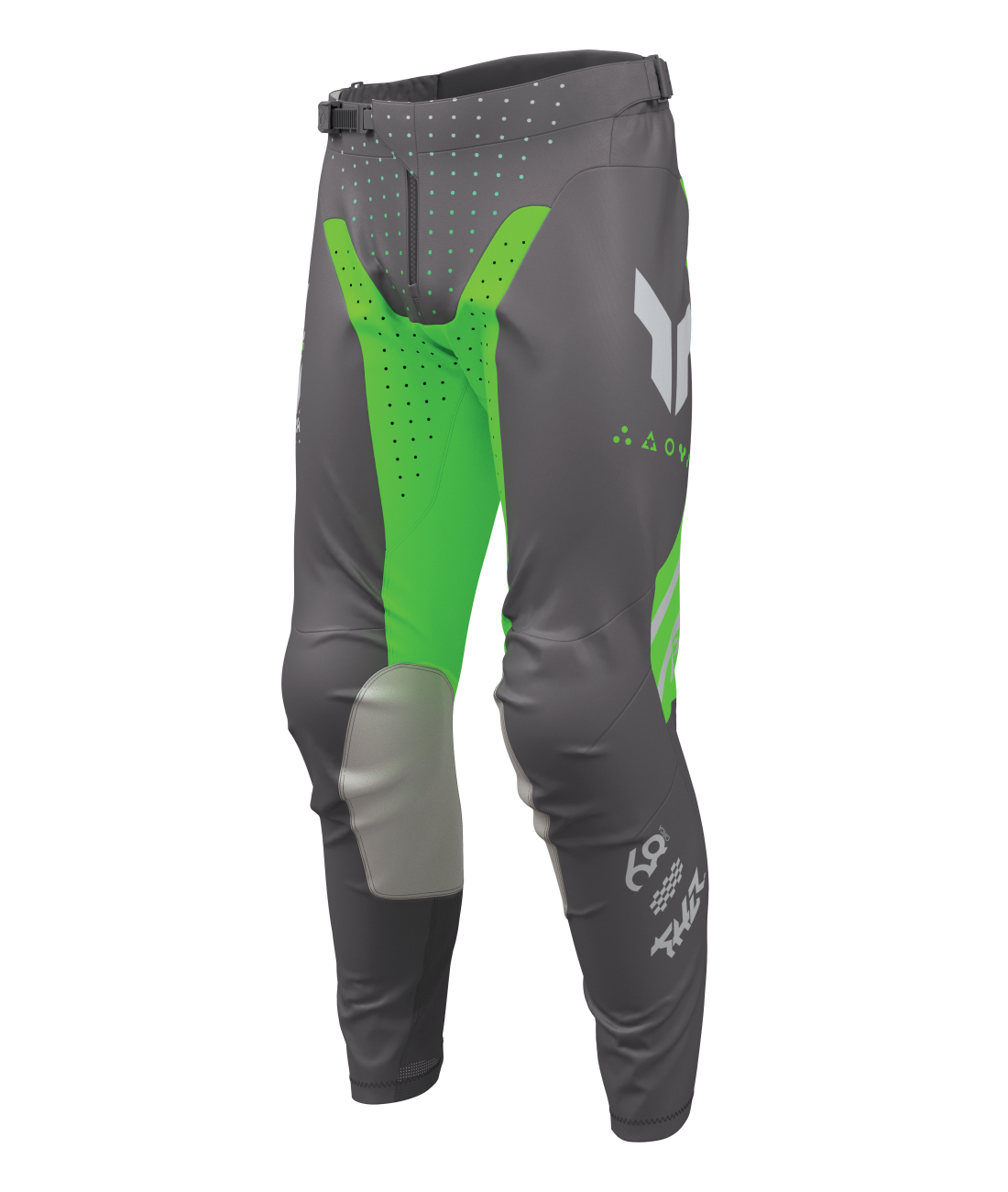 Pant Launchmode Futura Char/Green 44 2901-12311