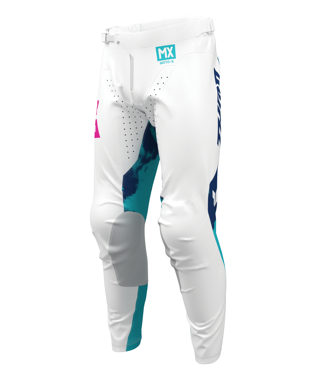 Pant Launchmode Bleach White/Aqua 30 2901-12313