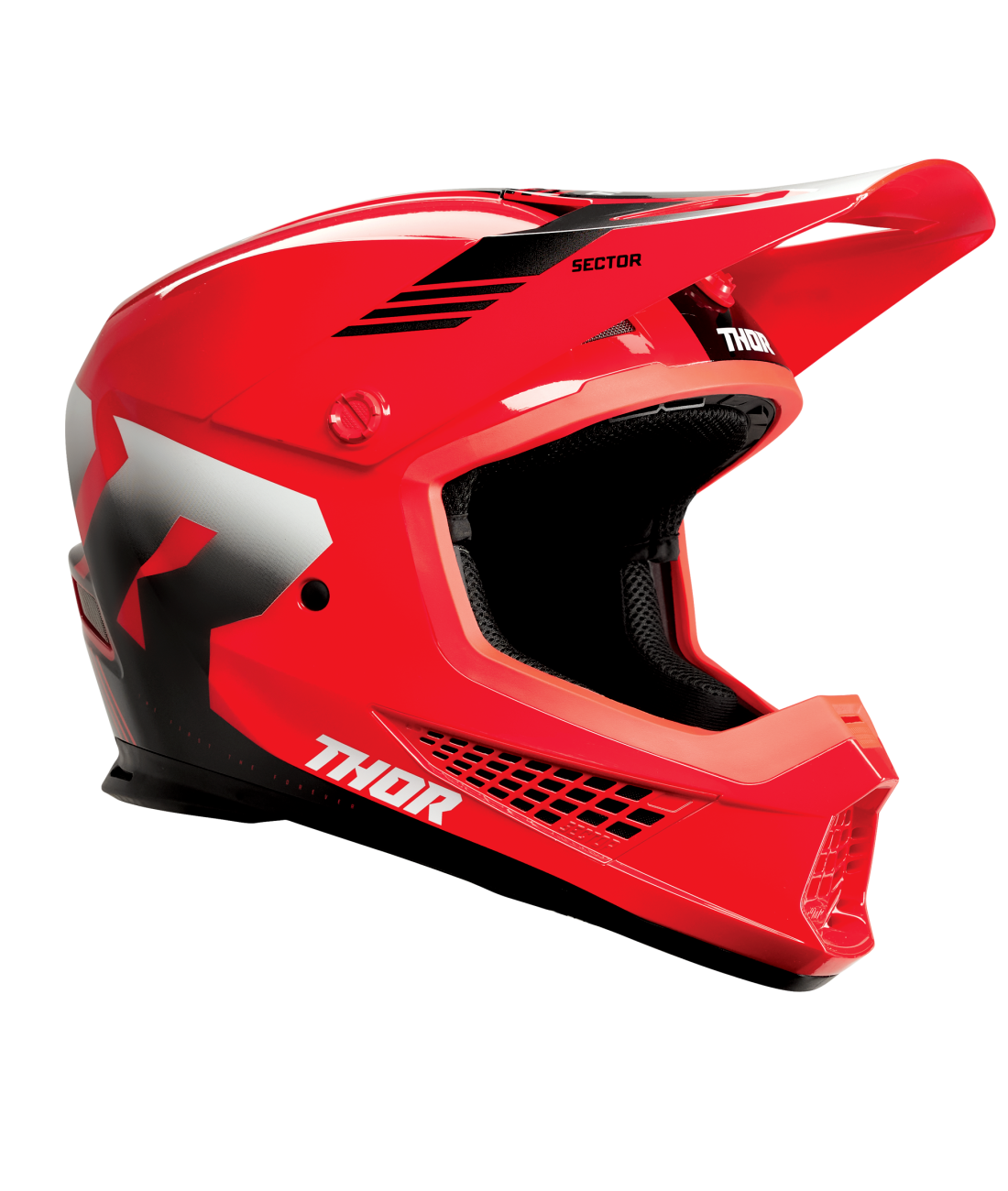 Helmet Sector 2 Carve Red/White MD 0110-8107