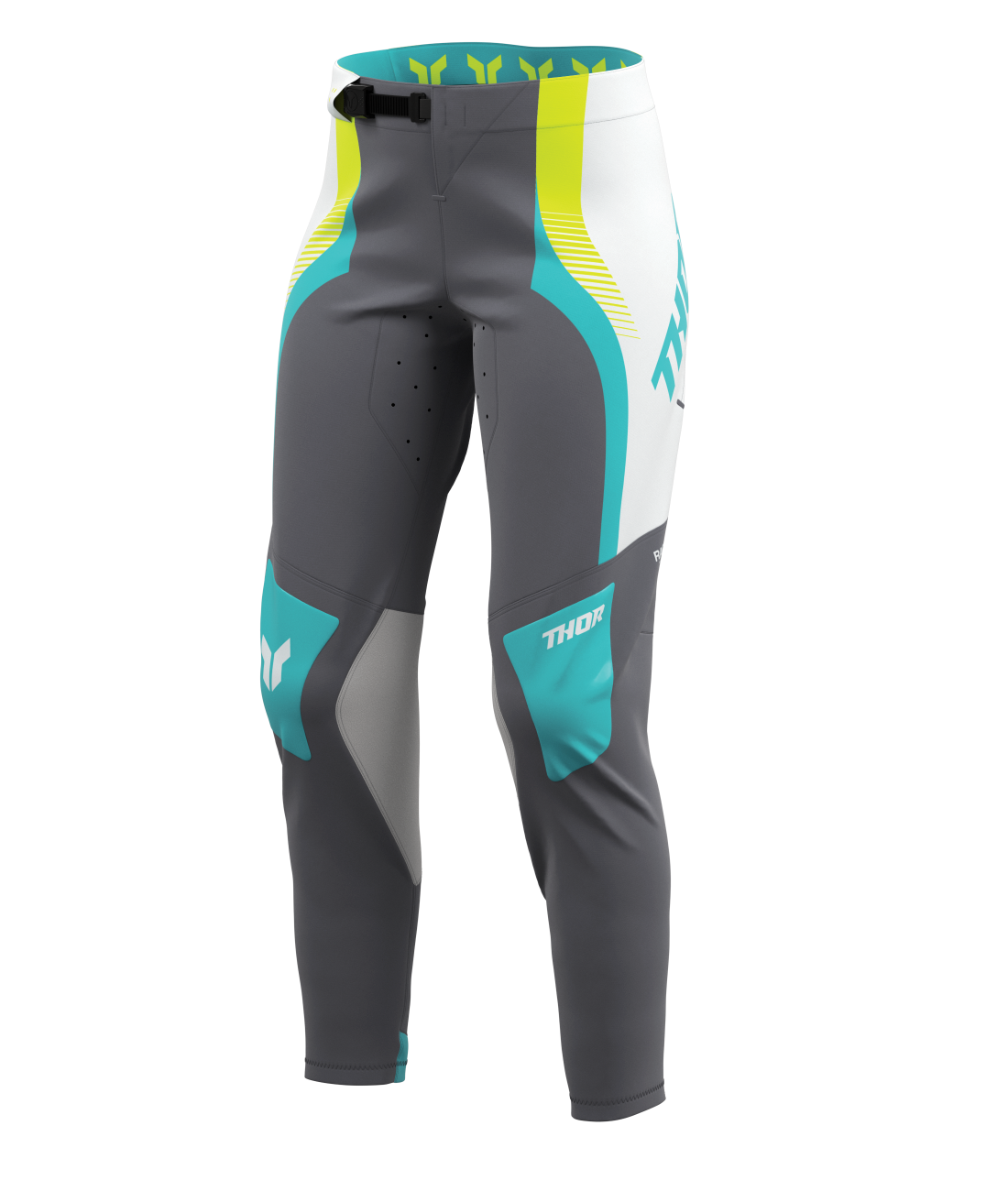 Pant Wmn Sport Velocity Grey/Aqua 9/10 2902-0412