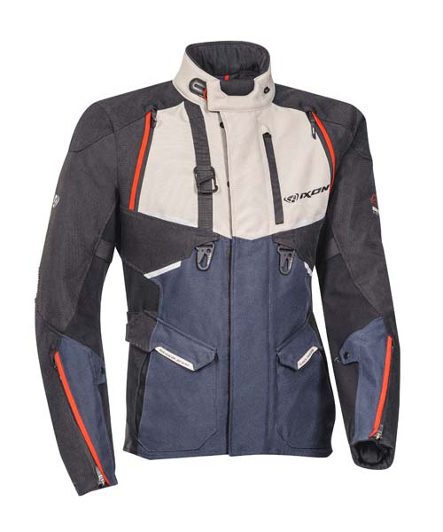 Ixon Eddas Jkt Gry/nvy/blk