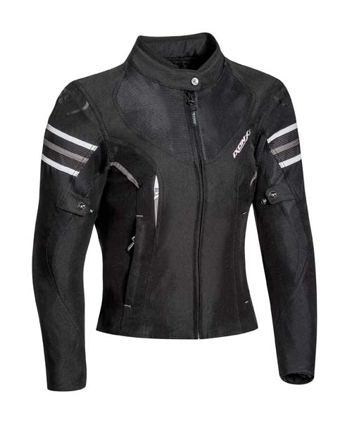 IXON ILANA LADY JKT BLK/WHT (XL)