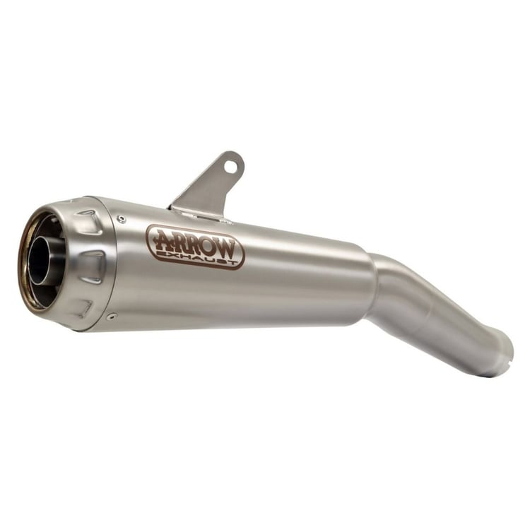 ARROW Silencer Set PRO-RACE Nichrom Silver with Steel End Cap  - 82-718-84PRI