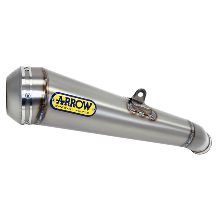 ARROW Silencer 71865PRI PRO-RACING Nichrom Silver with Steel End Cap