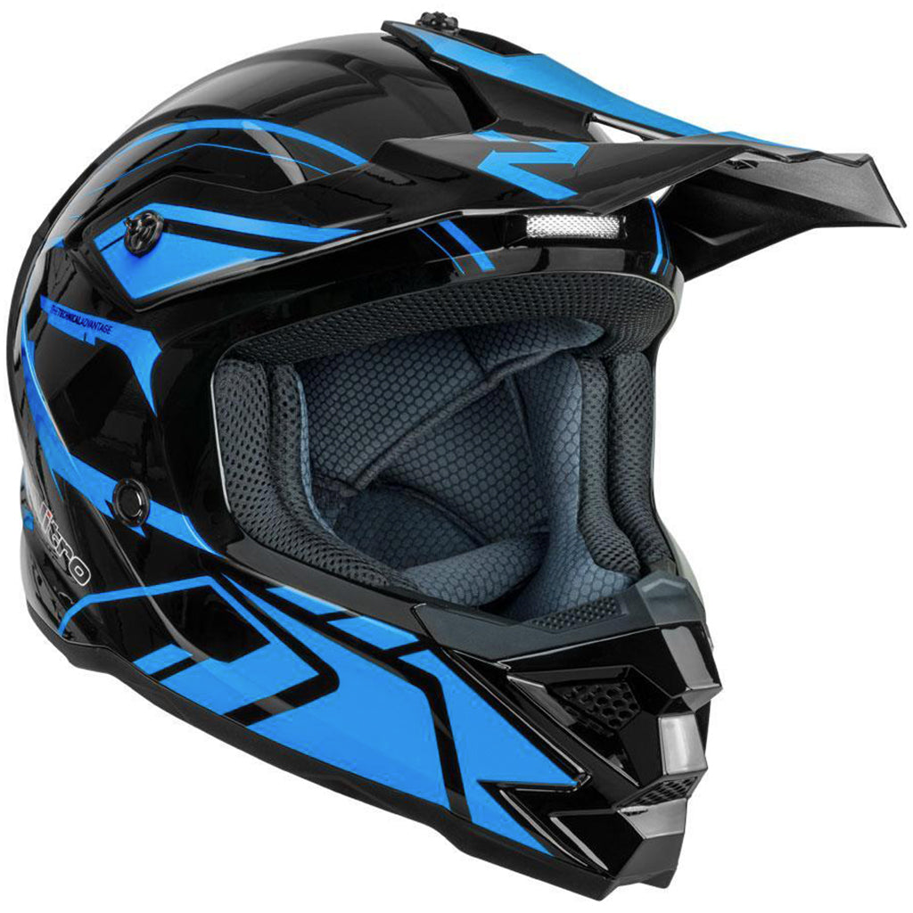 NITRO MX710 YOUTH SHARD II BLUE/BLACK