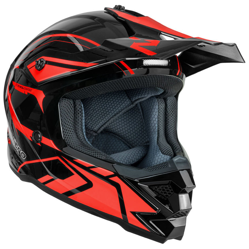 NITRO MX710 YOUTH SHARD II RED/BLACK