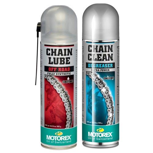 Motorex Off-Road Chain Maintenance Pack - Off-Road Lube and Cleaner