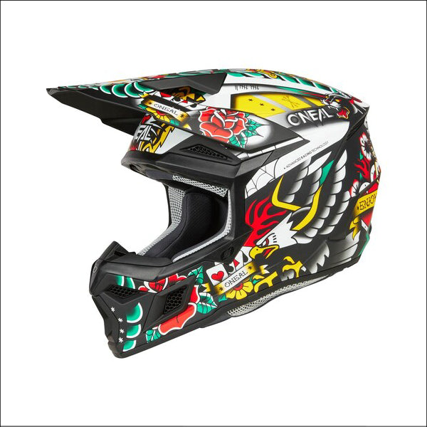 Oneal 27 3SRS Youth Helm Inked - Matte Multi