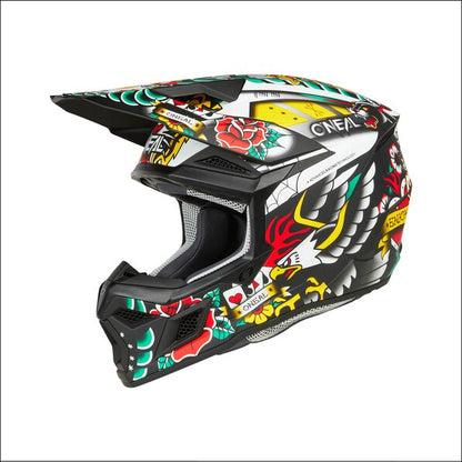 Oneal 27 3SRS Youth Helm Inked - Matte Multi