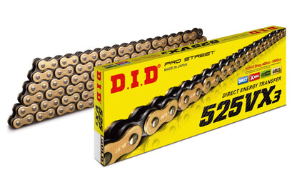 525VX3 GB -120  ZB     PRO STREET  X-RING  GOLD&BLK
