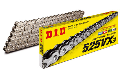 525VX3  S&S  -124 ZB  PRO STREET  X-RING  SILVER