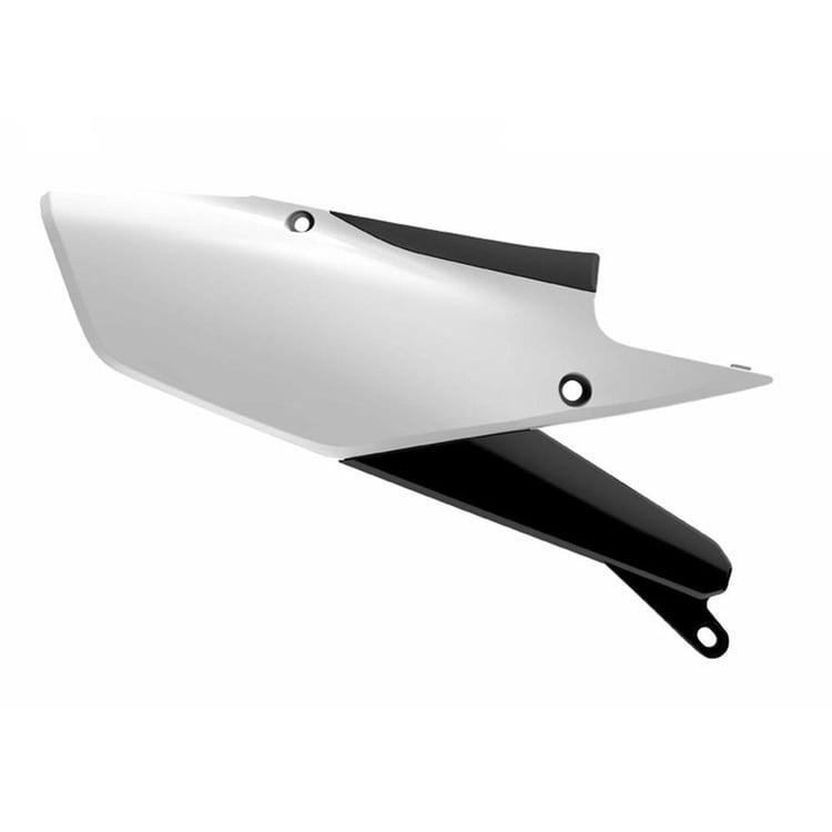 Polisport Side Covers Yamaha YZ250F 19-22/YZ450F 18-22 - White/Black