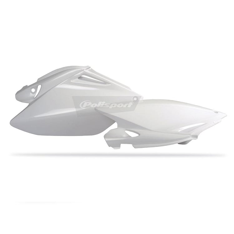 POLISPORT SIDE COVERS HONDA CRF250R 06-09 - WHITE - 75-860-28WW