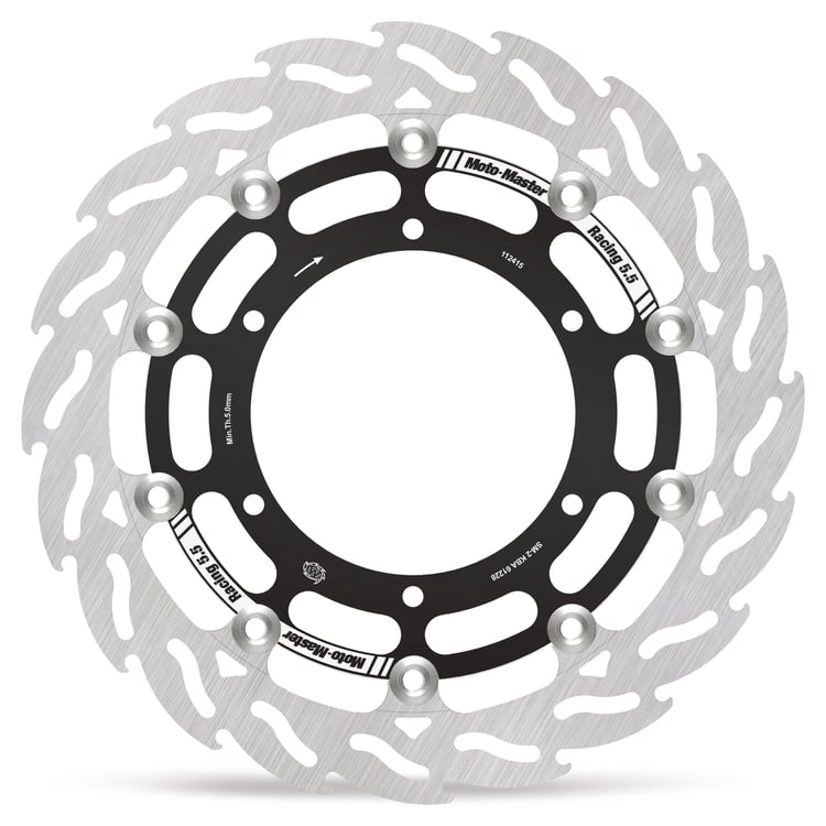 Moto-Master Flame Road Floating Brake Disc Front Right - Yamaha: YZF R7, FJR1300/ABS, MT-01 (715-112415)