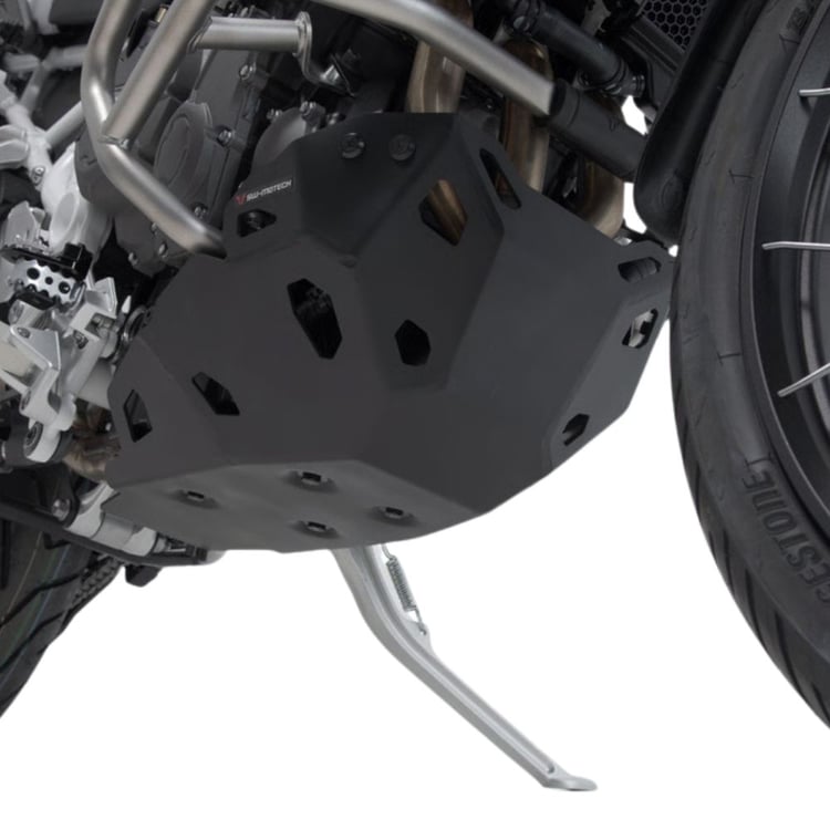 Engine guard. Black. Triumph Tiger 900/GT/Pro(19-). For OEM bar. (MSS.11.953.10100/B)