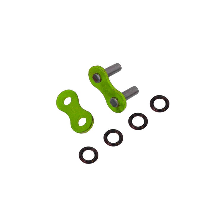 EK 530 NX-Ring Super H/Duty Metallic Green Rivet Link