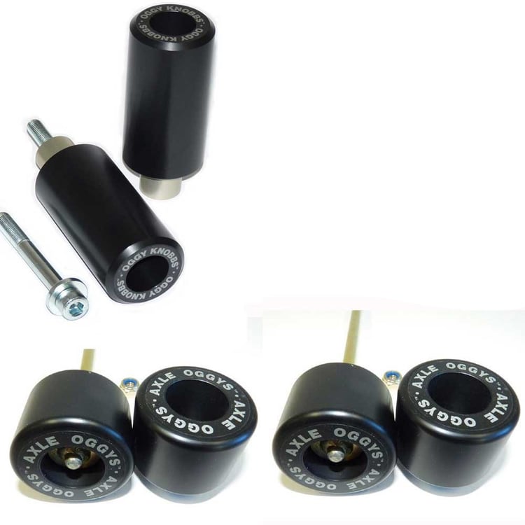 FULL PROTECTION KIT 675 STREET TRIPLE 07-12 (Black Knobbs) - OK916FPK
