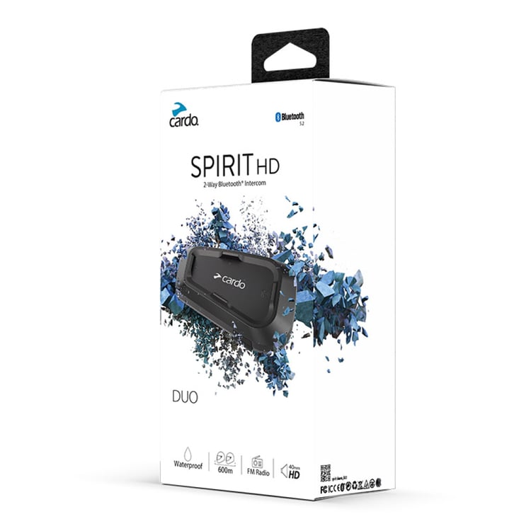 Cardo Spirit HD Motorcycle Bluetooth Intercom - Twin Pack - view 3