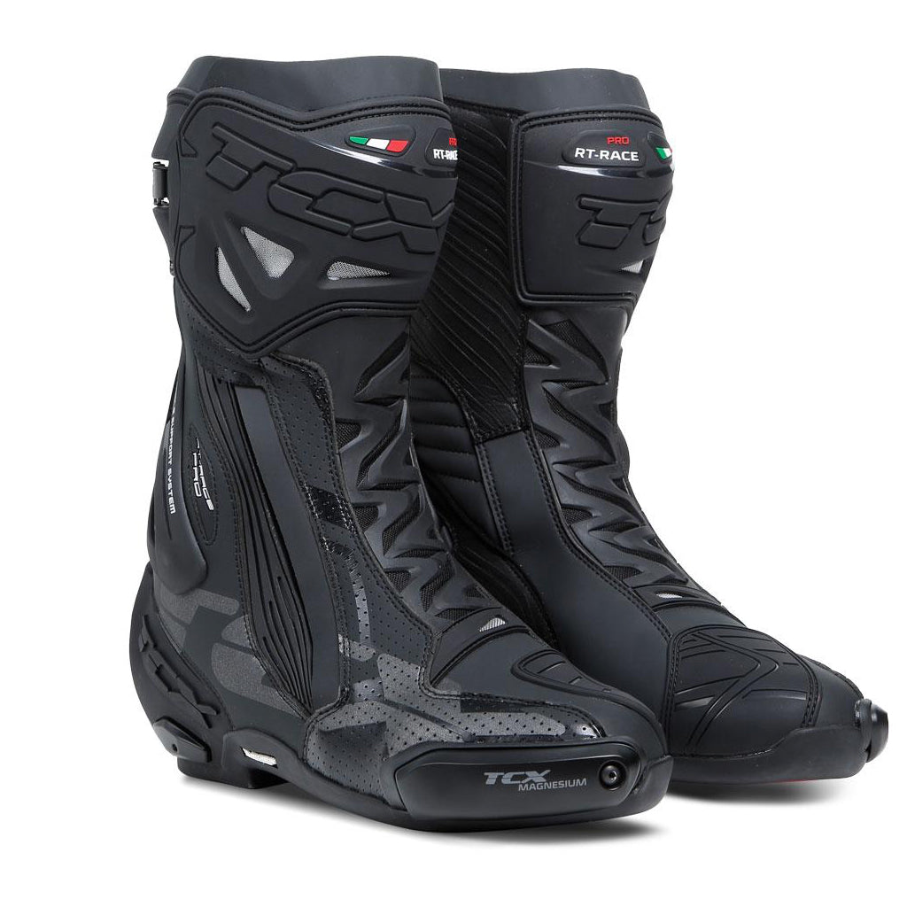 TCX RT-RACE PRO AIR BOOTS BLACK/REFLEX EU 44 / US 10 - 87-7657-144