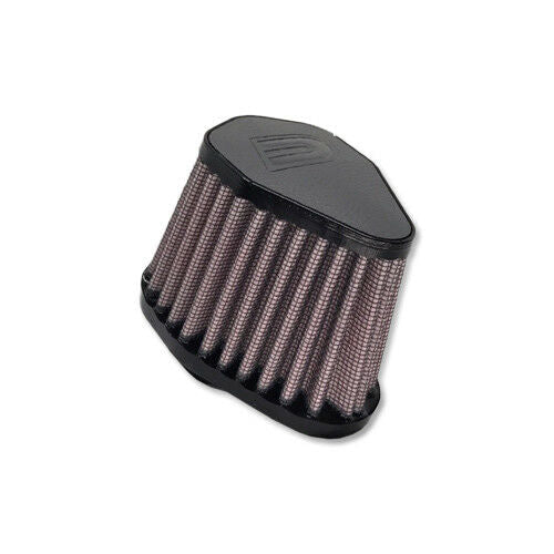 DNA FILTERS GREY LEATHER TOP HEXA. CLAMP ON 44mm INLET 68mm LENGTH AIR FILTER - V-4400-L/G