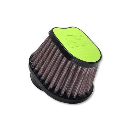 DNA FILTERS GREEN LEATHER SPECIAL OVAL CLAMP ON 54mm IN 63mm LENGTH AIR FILTER - OVI-5400-L/GR