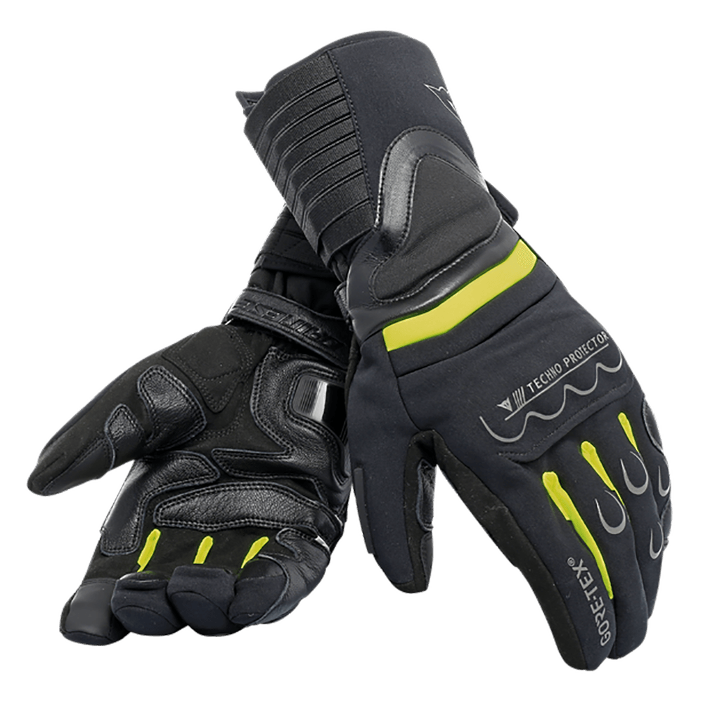 Dainese Scout 2 Gore-Tex Gloves - BLK/FLU-YEL/BLK