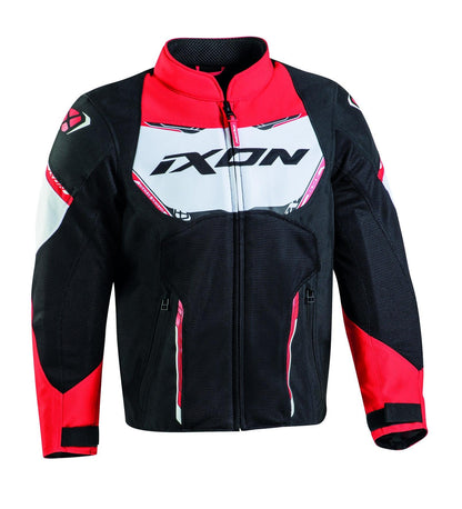 IXON STRIKER AIR KID JKT BLK/WHT/RED (14ANS)