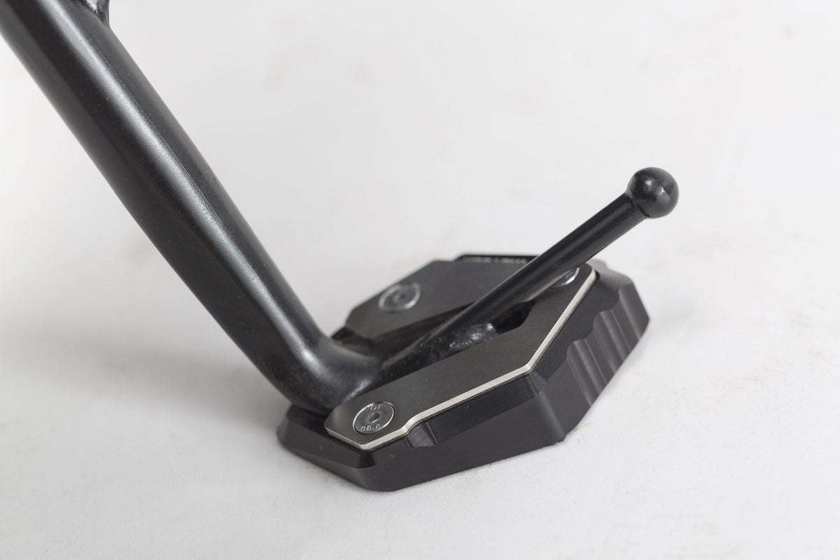 Extension for side stand foot.Black/Silver. Yamaha MT-09 (13-20).(STS.06.448.10000)