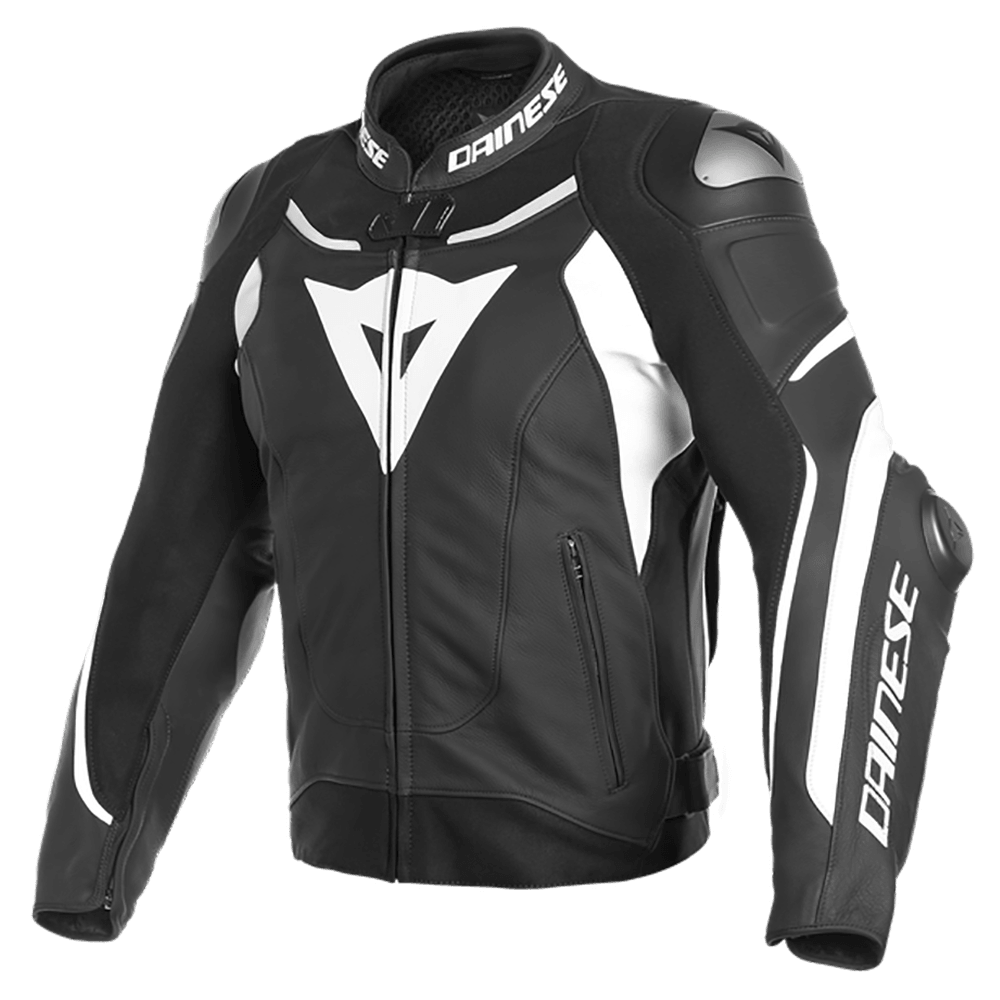 Dainese Super Speed 3 Leather Jacket - BLK/WHT/WHT