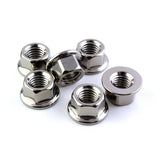 Titanium Sprocket Nut - PVD Black - M8 - 6 pack