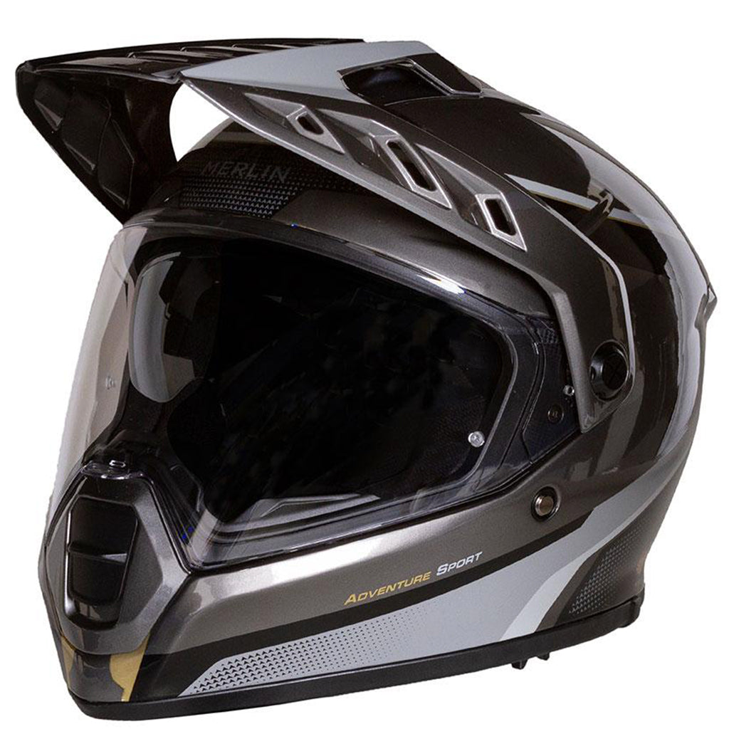 Merlin Torres Speed Helmet Grey Large - 65-930-34