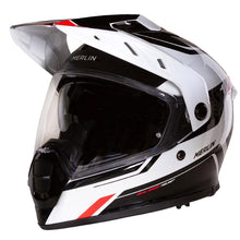 Merlin Torres Block Helmet White/Red 2XL - 65-930-16